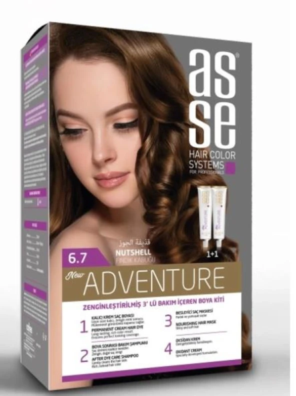 ASSE SET SAÇ BOYASI 6.7 50+50 ML