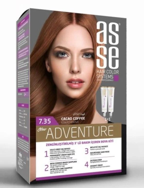 ASSE SET SAÇ BOYASI 7.35 50+50 ML