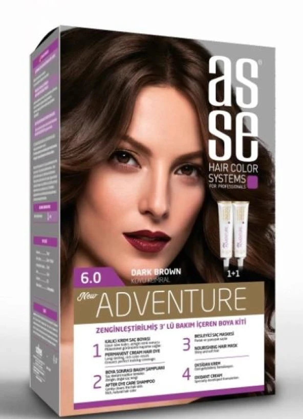 ASSE SET SAÇ BOYASI 6.0 50+50ML