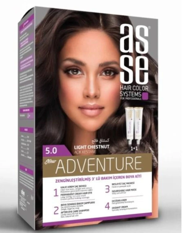 ASSE SET SAÇ BOYASI 5.0 50+50ML