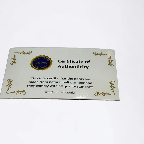 Bebek Damla Kehribarı Kolye - 2