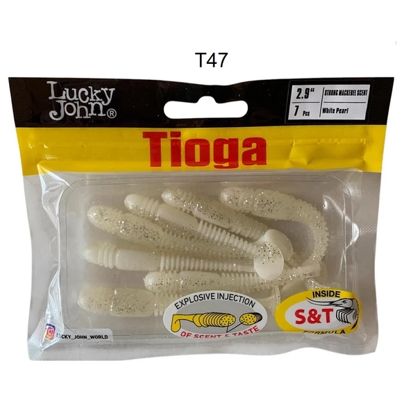 Lucky John Tioga 2.9'' (7.36 cm) 7Pcs Silikon Yem - 7