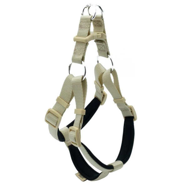 Doggie Konfor Dokuma Ronnin Köpek Göğüs Tasması Haki 2x45-55 Cm Medium