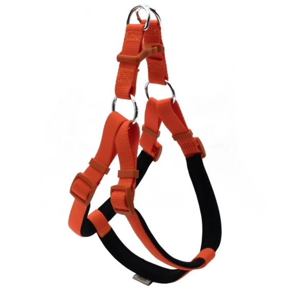 Doggie Konfor Dokuma Ronnin Köpek Göğüs Tasması Turuncu 2x55-65 Cm Large - Resim 2