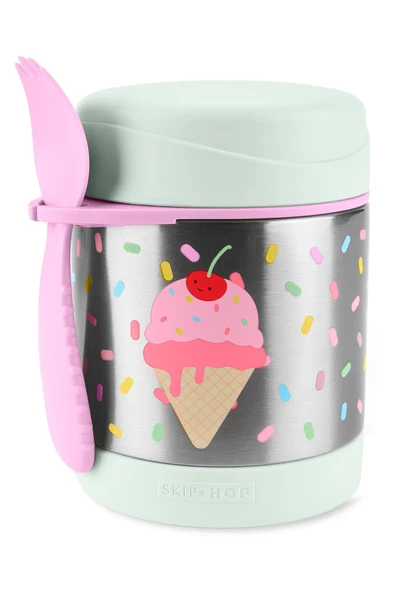 Skip Hop Zoo Paslanmaz Çelik Termos 325 ml Dondurma - 1