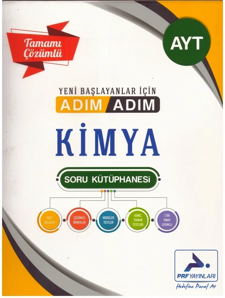 PARAF AYT ADIM ADIM KİMYA ÇÖZÜMLÜ SORU BANKASI