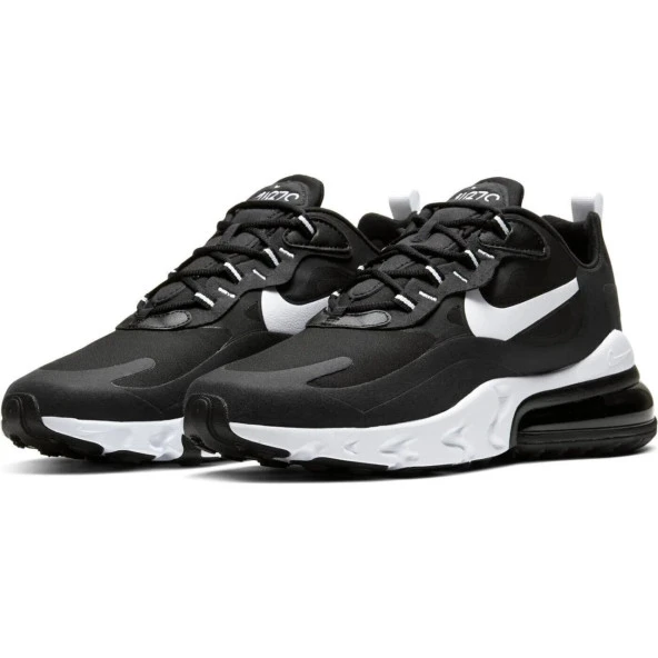 Nike Air Max 270 React Black White  Erkek Spor Ayakkabı