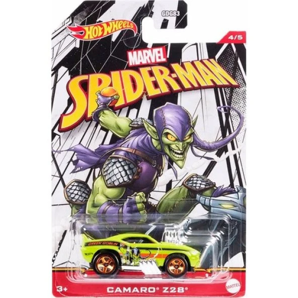 Hot Wheels Marvel (Spiderverse) Arabalar Camaro Z28 HDG78