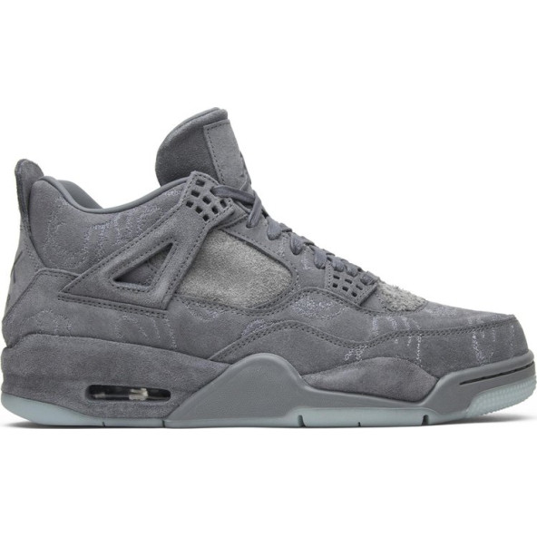 Nike Air Jordan Retro 4 Grey x Kaws  Erkek Spor Ayakkabı