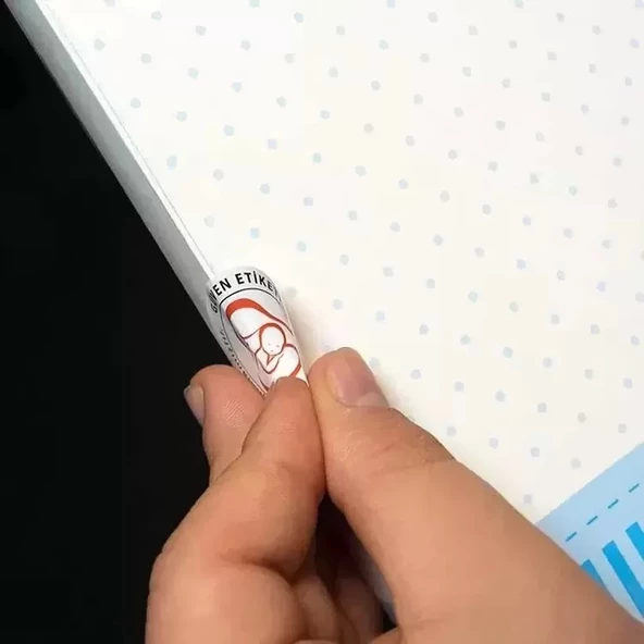 Hamilelik Ve Anne Bebek Günlüğü Mavi Erkek Bebek Anı Defteri - 5