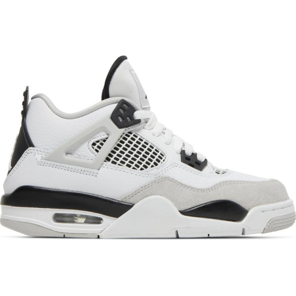 Nike Air Jordan 4 Retro GS Military Black Erkek Spor Ayakkabı