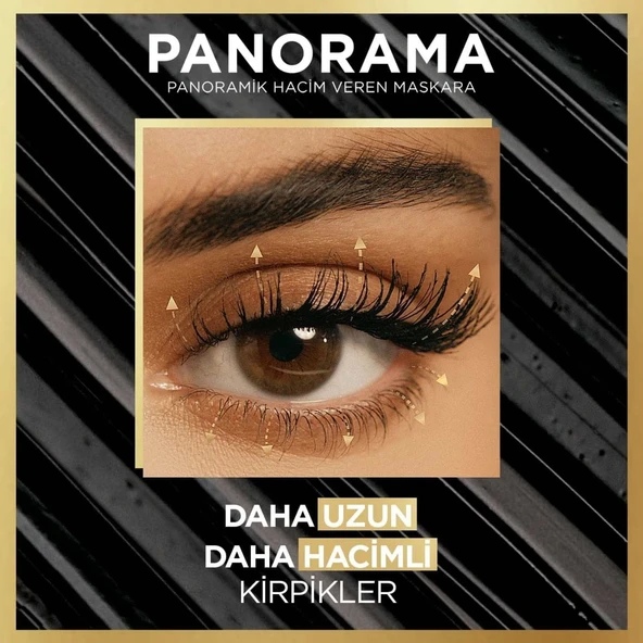 L'Oréal Paris Panorama Hacim Veren Maskara Koyu Kahverengi - 2