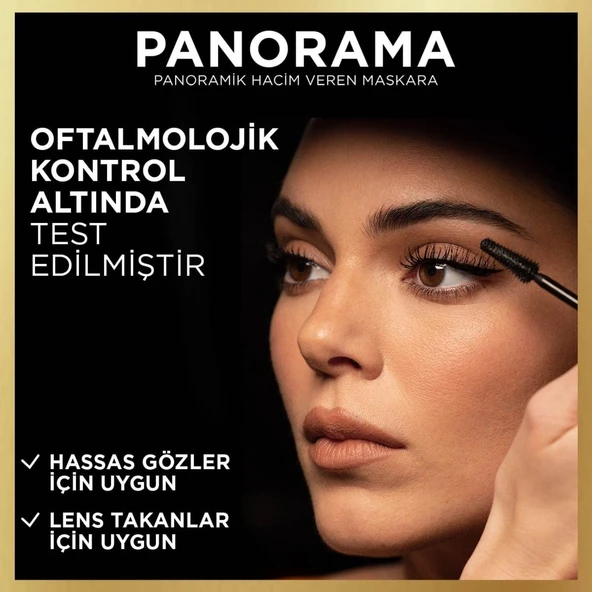 L'Oréal Paris Panorama Hacim Veren Maskara Koyu Kahverengi - 8