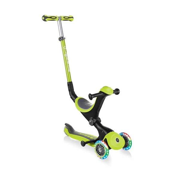 Globber Go Up Deluxe Scooter (Işıklı) Yeşil