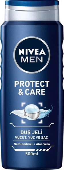 NIVEA Men Protect&Care Duş Jeli 500ml - Resim 2