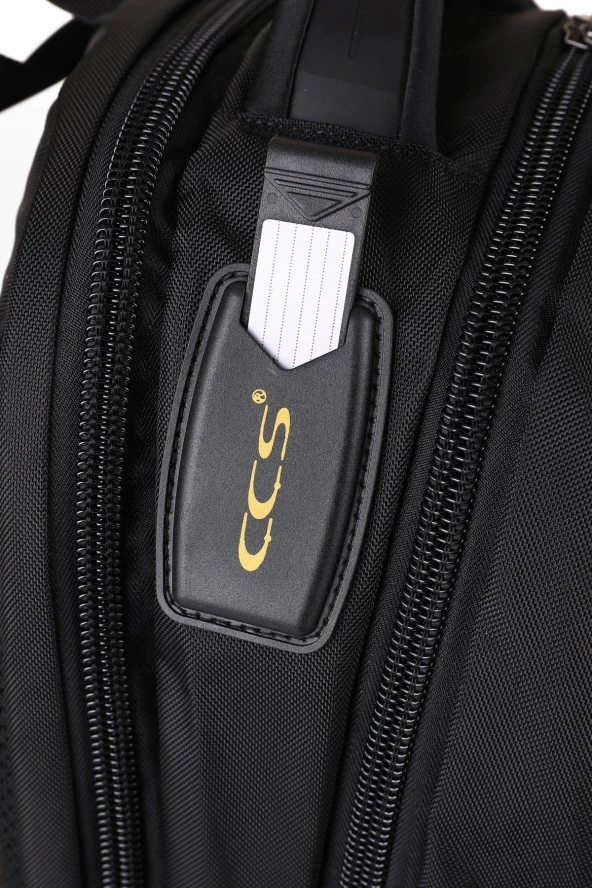Unisex Siyah Laptop Bölmeli Sırt Çantası 51248 - 7