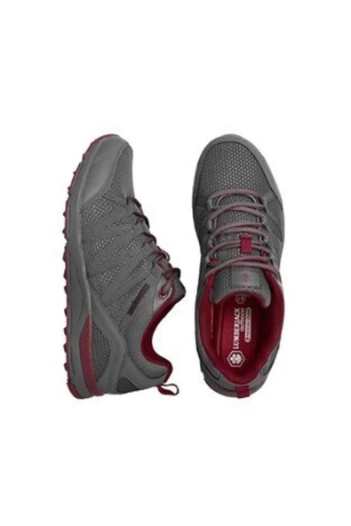 Lumberjack Dora 4FX Gri Kırmızı Anatomik Orijinal Ürün Erkek Spor Ayakkabı - Resim 5