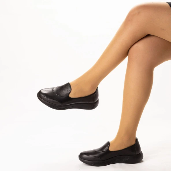TwoEgoist Kadın Hakiki Deri Anatomik Hafif Konfort Günlük Ayakkabı