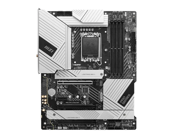 MSI PRO Z790-A MAX WIFI DDR5 7800MHz M.2 HDMI WİFİ ATX 1700p - 2