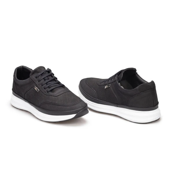 Erkek Hakiki Nubuk Deri Anatomik Günlük Spor Ayakkabı - Sneaker - 8