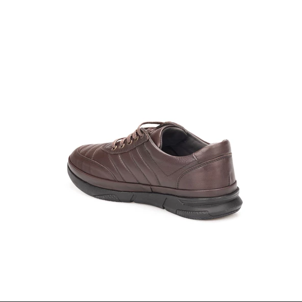 Erkek Hakiki Deri Kauçuk Taban Anatomik Günlük Spor Ayakkabı - Sneaker - 3