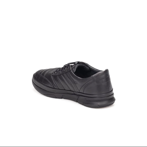 Erkek Hakiki Deri Kauçuk Taban Anatomik Günlük Spor Ayakkabı - Sneaker - 9
