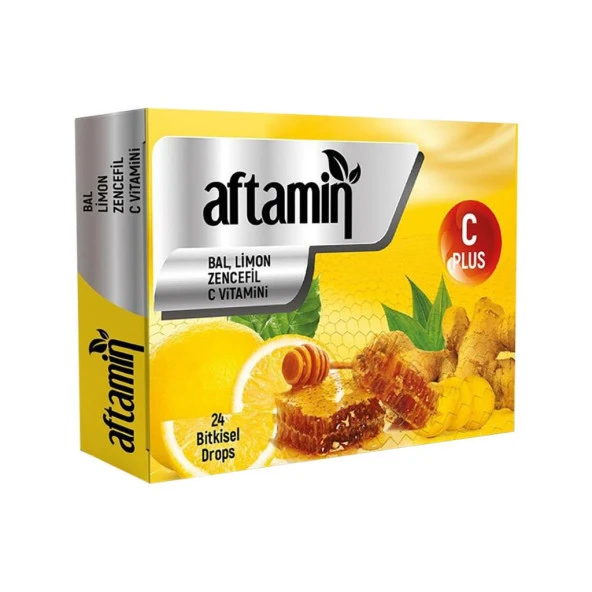 Aftamin Bal Limon Zencefilli Pastil 24 Adet