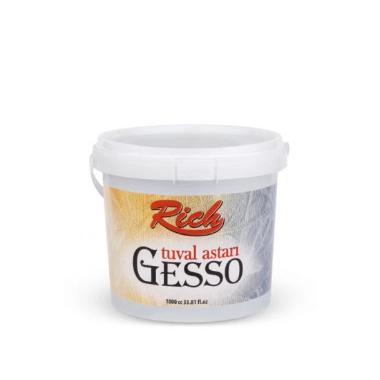 Rich Gesso 1000gr Tuval Astarı Beyaz / 3410