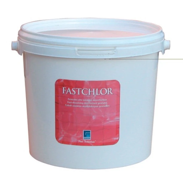 Gemaş fastchlor 10 kg %56 Aktif Toz Klor Stabilize Diklor Granül - %56 Chlorine Granular