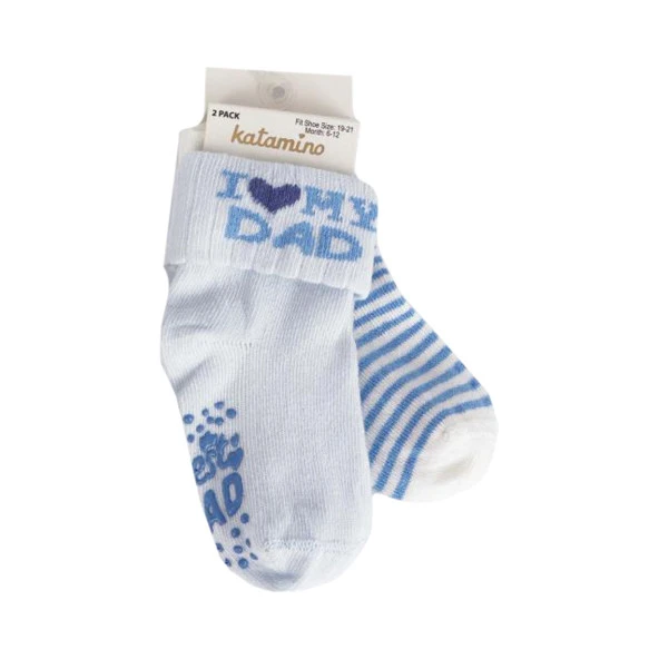 Katamino 2'li Mydad Bebek Çorabı K44119