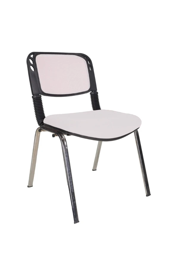 Gizmo Form Fileli Ofis Bekleme Misafir Koltuğu Mk1000 Beyaz