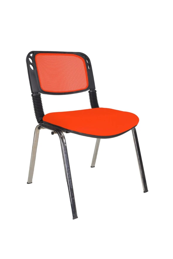Gizmo Form Fileli Ofis Bekleme Misafir Koltuğu Mk1000 Turuncu