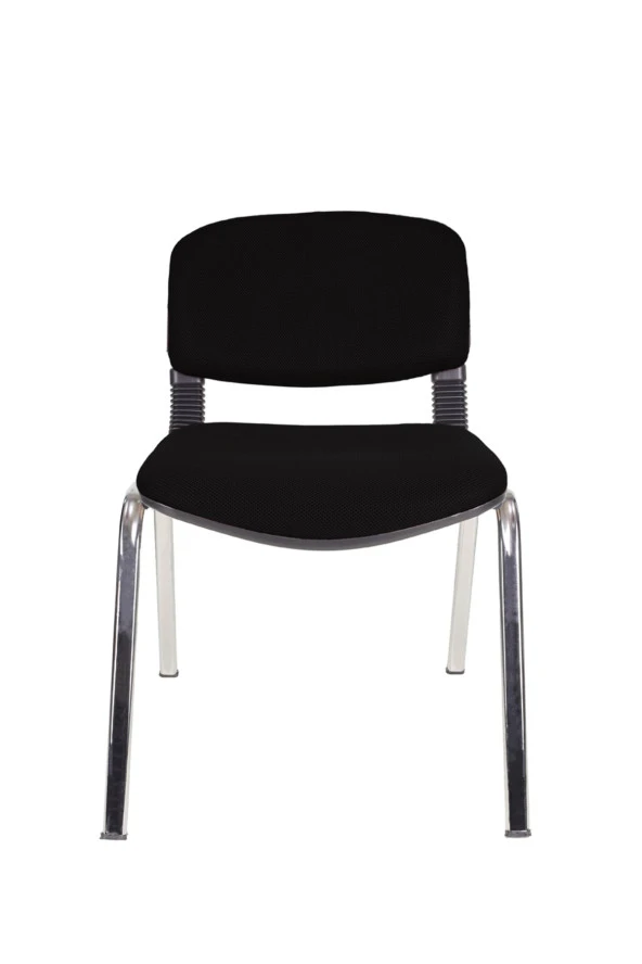 Gizmo Form Döşemeli Ofis Bekleme Misafir Koltuğu Mk1100 Siyah - 2