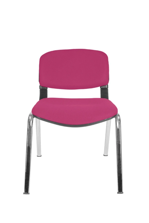 Gizmo Form Döşemeli Ofis Bekleme Misafir Koltuğu Mk1100 Pembe - 2