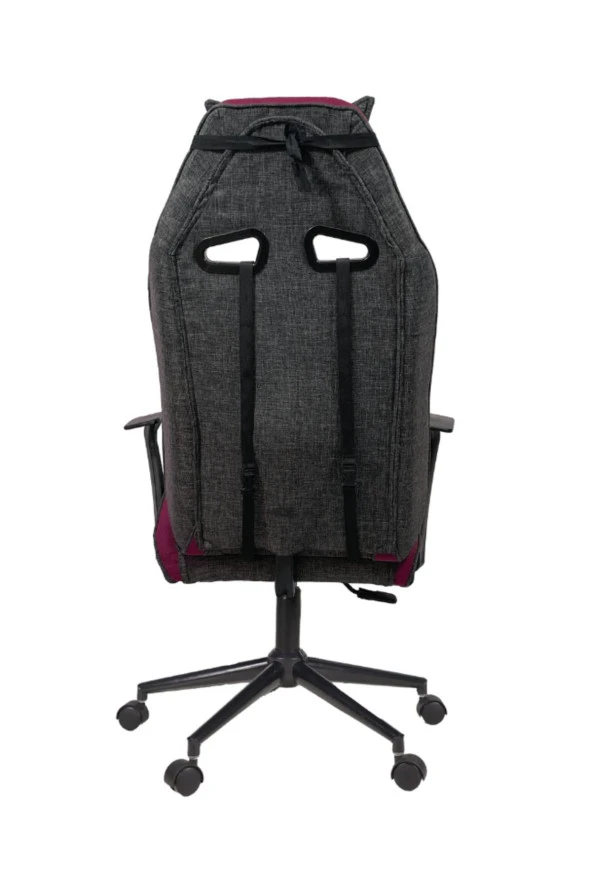 Rebelx Oyuncu Koltuğu Lion Krom Ayak Pembe Renk - Resim 5