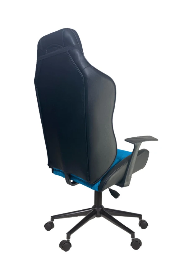 Rebelx Oyuncu Koltuğu Hit Krom Ayak Mavi Renk - Resim 3