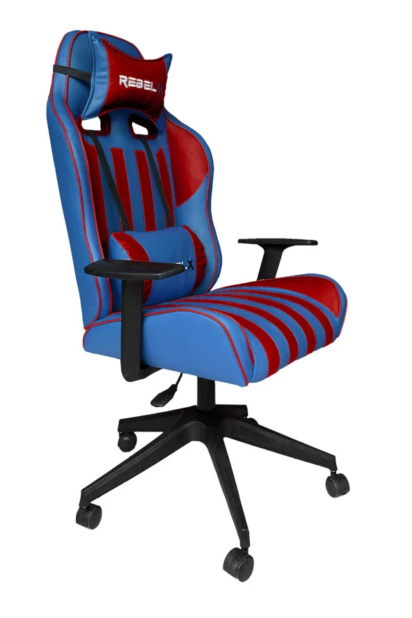 Rebelx Oyuncu Koltuğu Holigan Bordo-Mavi Renk - Resim 2