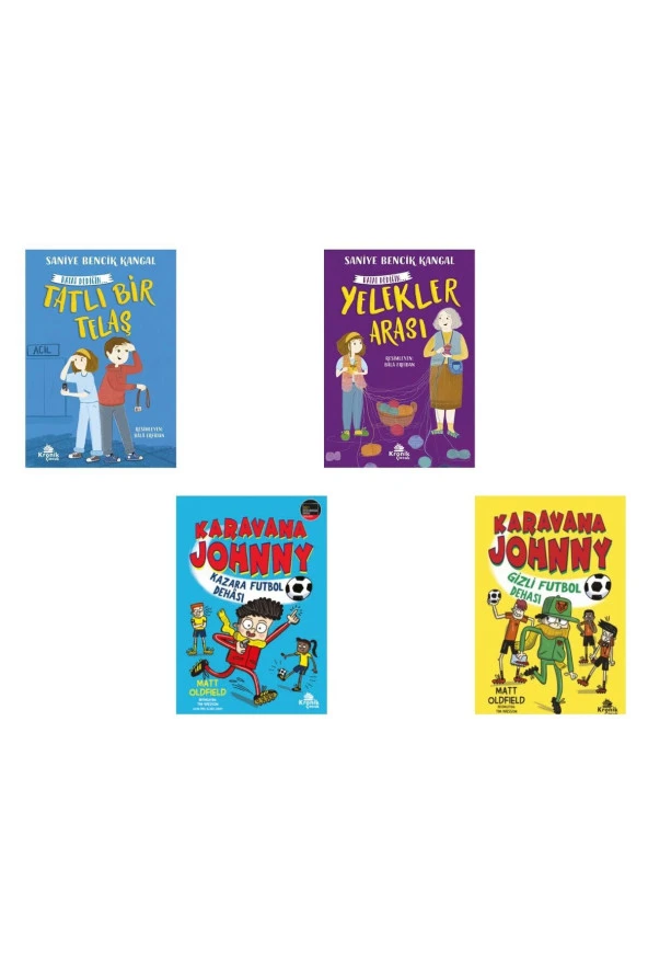 Yelekler Arası - Tatlı Bir Telaş-Karavana Johnny 4 Kitap Set