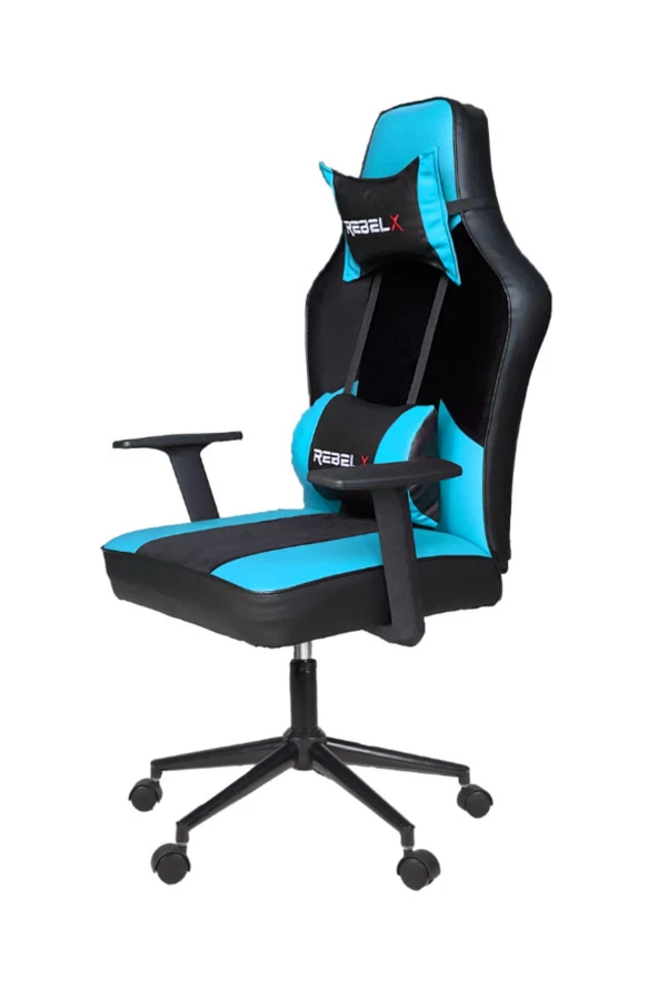 Rebelx Oyuncu Koltuğu Zero Krom Ayak Turkuaz Renk - Resim 3