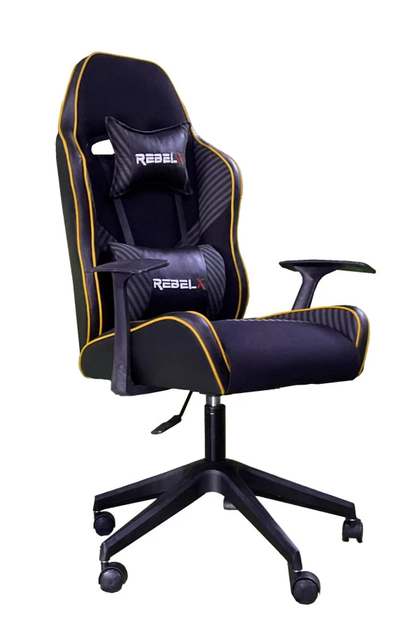 Rebelx Oyuncu Koltuğu Carbon Sarı Renk - Resim 3