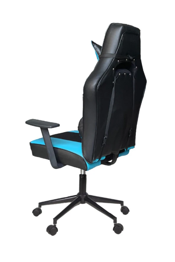 Rebelx Oyuncu Koltuğu Zero Krom Ayak Turkuaz Renk - Resim 5