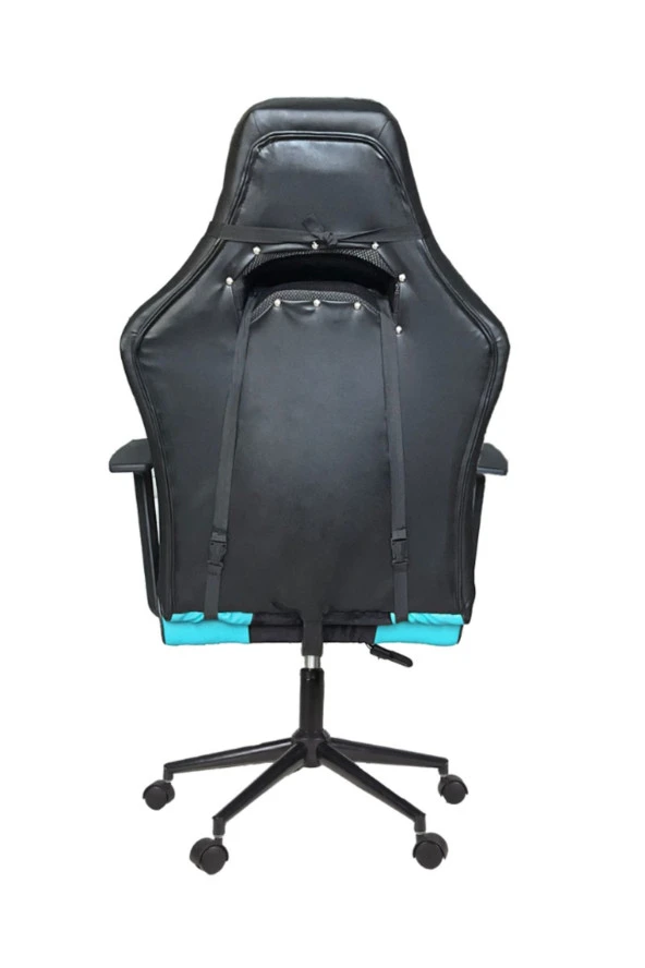 Rebelx Oyuncu Koltuğu Zero Krom Ayak Turkuaz Renk - Resim 6