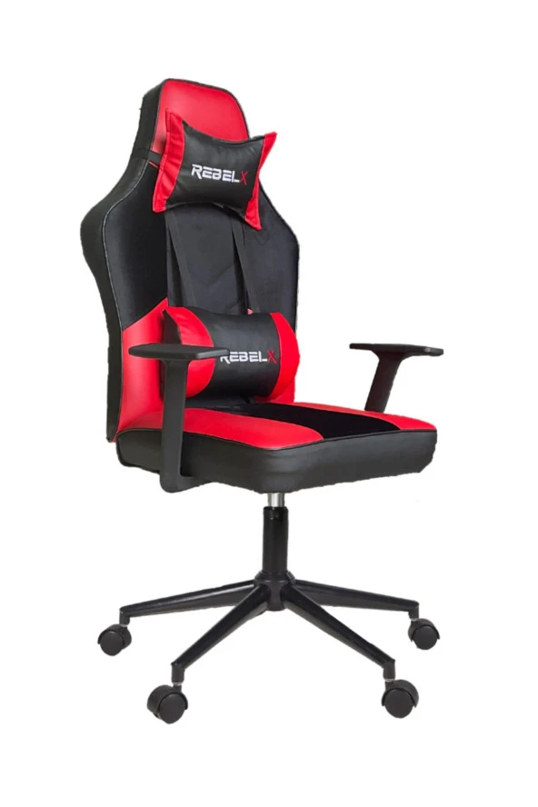 Rebelx Oyuncu Koltuğu Zero Krom Ayak Kırmızı Renk - Resim 4