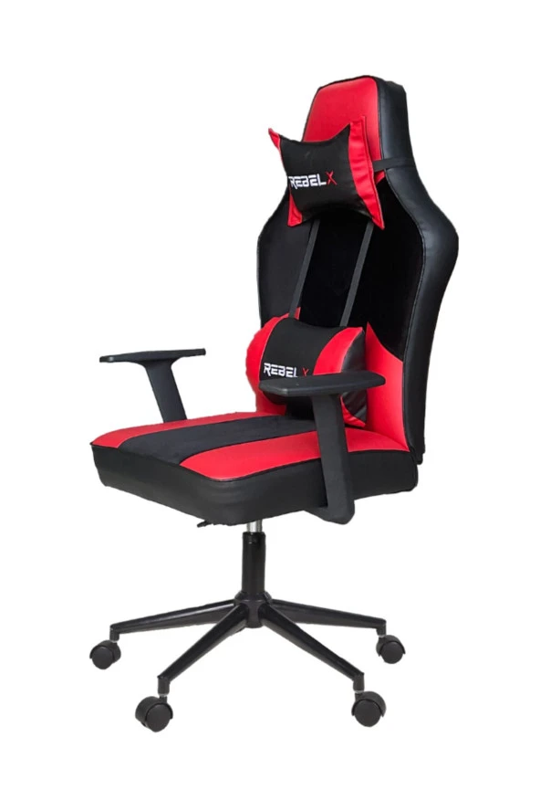 Rebelx Oyuncu Koltuğu Zero Krom Ayak Kırmızı Renk - Resim 5