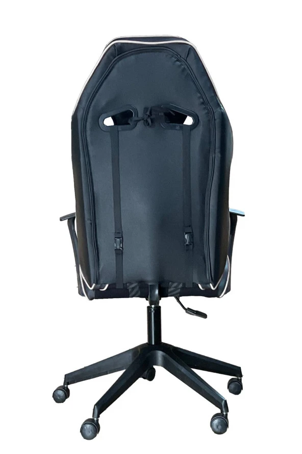 Rebelx Oyuncu Koltuğu Carbon Beyaz Renk - Resim 4