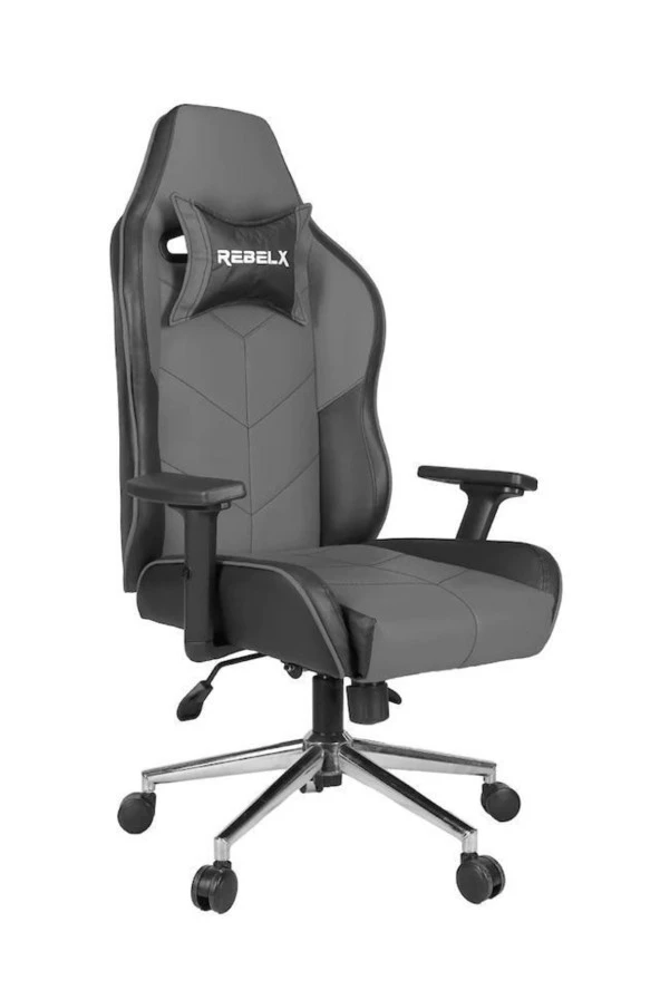 Rebelx Oyuncu Koltuğu Devil Gri Renk - Resim 2