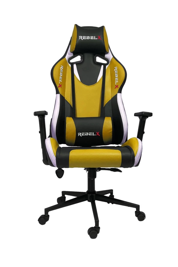 Rebelx Oyuncu Koltuğu Legend Sarı Renk Profesyonel Oyuncu Koltuğu - Resim 2