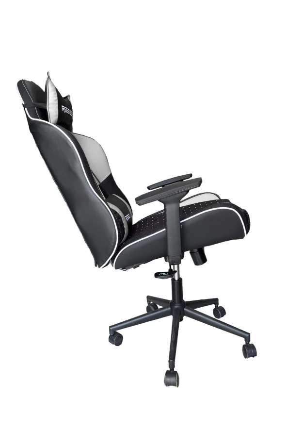 Rebelx Oyuncu Koltuğu Rombus Beyaz Renk - Resim 3