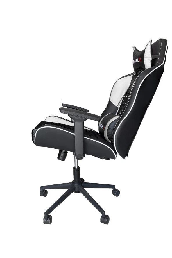 Rebelx Oyuncu Koltuğu Rombus Beyaz Renk - Resim 4