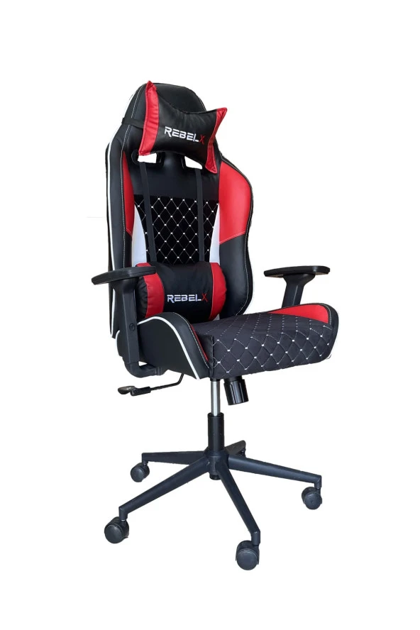 Rebelx Oyuncu Koltuğu Rombus Kırmızı Renk - Resim 8
